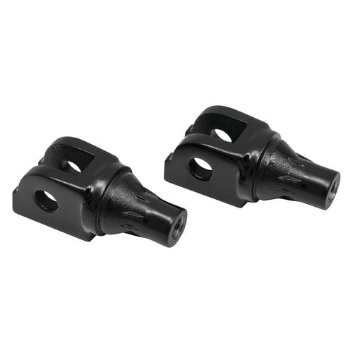 For Harley-Davidson Fat Bob 18-19 Tapered Driver's Foot Peg Adapters Black