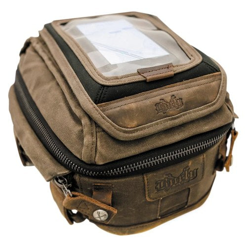 Burly Brand B15-1010D Voyager Dark Oak Tank/Tail Bag