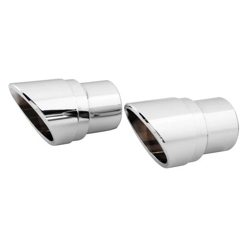 For Harley-Davidson Heritage Softail 86-11 Chrome Optional Slash Cut Tips