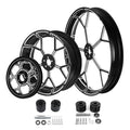 26X3.5'' Front 18'' Rear Wheel Rim Hub Pulley Fit For Harley Street Glide 97-08