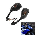 Motorcycle Rear Mirror Turn Signal Lights Fit For Suzuki Gsxr GSX-R 600 750 1000