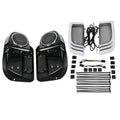 LED Lower Vented Leg Fairings Speakers & Light Fit For Harley Touring 2014-2024