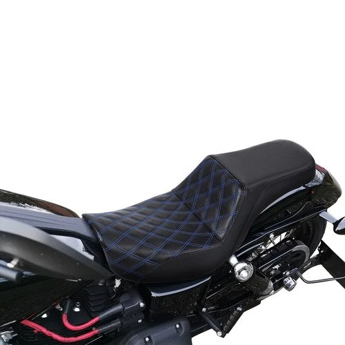Driver & Passenger Seat Fit For Harley Dyna Low Rider Fat Bob Wide Glide 06-17