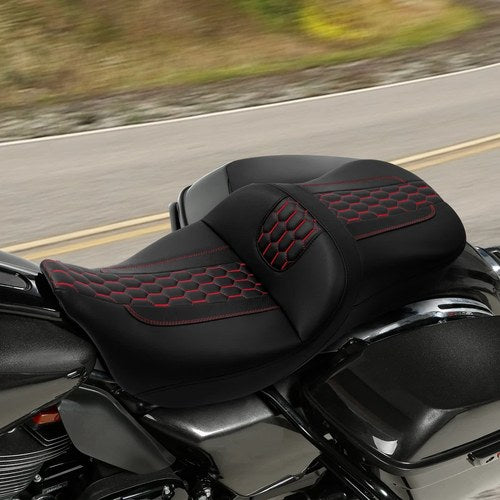 Driver Passenger Pillion Seat Fit For Harley Touring Road Glide King 2009-2023
