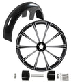 26X3.5'' Front Wheel Rim Dual Disc Hub +Fender Fit For Harley Road Glide 1997-13