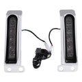 Rear Saddlebag LED Light Insert Filler Support Fit For Harley Road King 14-2023