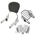 Sissy Bar Backrest Luggage Rack & Docking Hardware Fit For Harley Touring 09-13