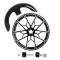 21" Front Wheel Rim Dual Disc Hub & Front Fender Fit For Harley Touring 1997-13