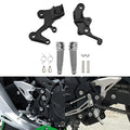 Front Foot Pegs Rests Fit For Kawasaki Ninja 400 18-24 Z400 19-24 Z500 2024-2025