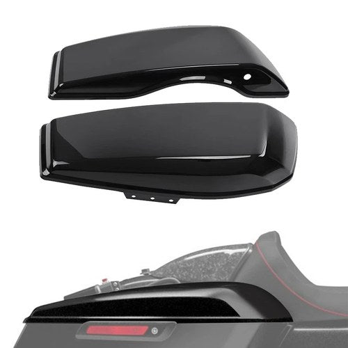 Vivid Black Saddlebag Lids Fit For Harley Street Glide Flhx Road Glide 2024-2026
