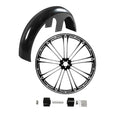 26'' Front Fender & Wheel Rim Dual Disc Hub‌ Fit For Harley Street Glide 97-13