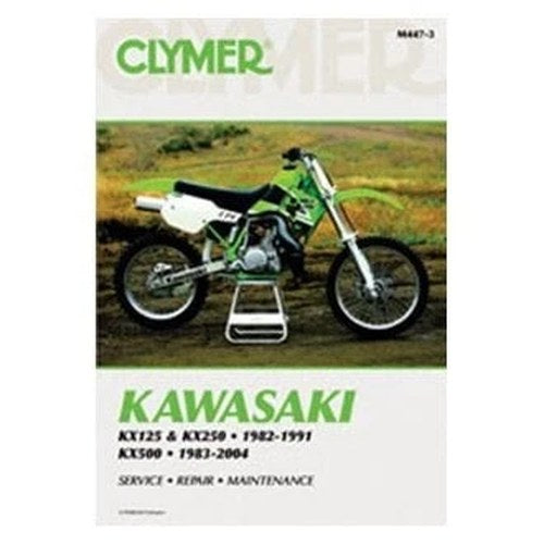 For Kawasaki KX125 82-04 Kawasaki KX125, KX250 & KX500 1982-2004 Repair Manual