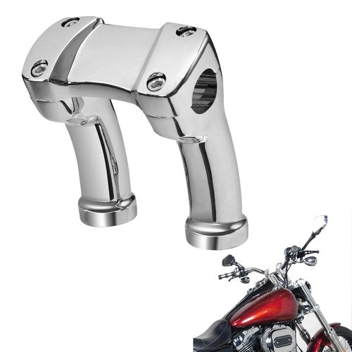 1.25" Clamp Handlebar Riser Fit for Harley Dyna Softail Slim StreetBob Low Rider