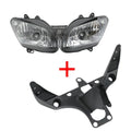 Front Headlight with Fairing Stay Bracket Fit For Yamaha Yzf R1 2002-2003 02-03