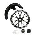 21" Front Wheel Rim Dual Hub + Front Fender Fit For Harley Street Glide 08-23