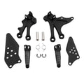 Front Footrest Foot Pegs Bracket Fit For Kawasaki Ninja ZX10R ZX-10R 2004-2005