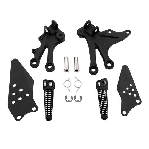 Front Footrest Foot Pegs Bracket Fit For Kawasaki Ninja ZX10R ZX-10R 2004-2005