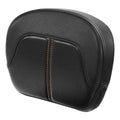 Black Rear Passenger Backrest Fit For Harley Street Electra Road Glide Low Rider