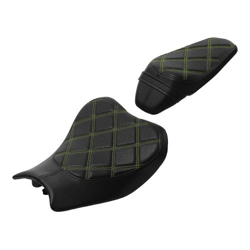 Motorcycle Driver Rider & Passenger Pillion Seat Fit For Kawasaki Z900 2017-2024