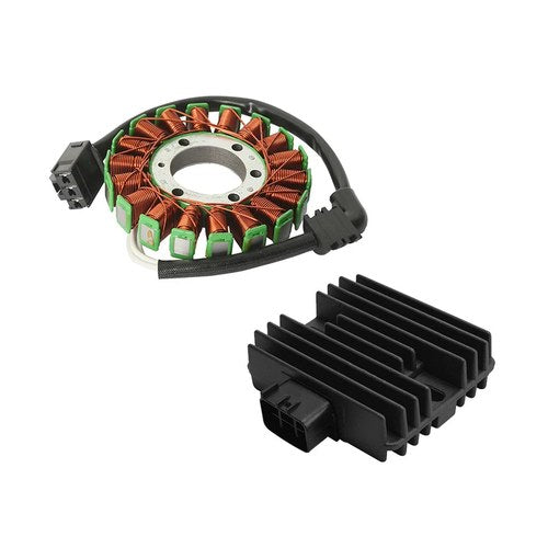 Magneto Stator Coil & Voltage Rectifier Regulator Fit For Yamaha YZFR6 2006-2025