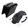 5" Stretched Hard Saddlebags & Rear Fender Fit For Harley Touring 2009-2013 2012