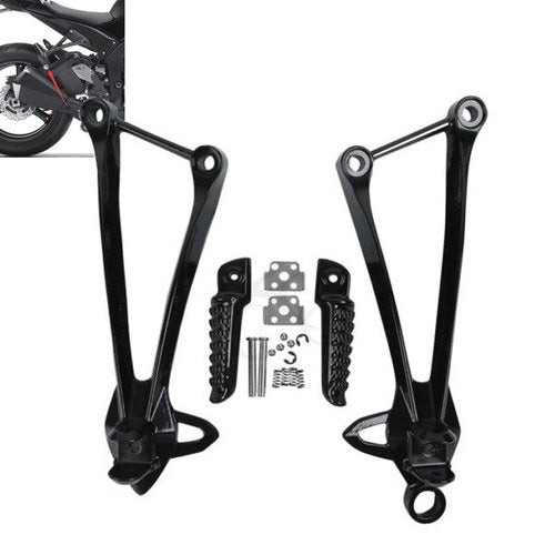 Passenger Foot Pegs Bracket Fit For Kawasaki Ninja ZX10R 08-10 Ninja ZX6R 09-25