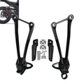 Passenger Foot Pegs Bracket Fit For Kawasaki Ninja ZX10R 08-10 Ninja ZX6R 09-25