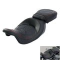 Driver Passenger Seat Two Up Fit For Harley Touring Street Glide Road King 09-23