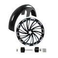 26x3.5'' Front Wheel Rim Dual Disc Hub + Fender Fit For Harley Touring 1997-2013