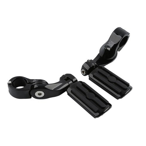 1-1/4" Engine Guard Highway Foot Pegs For Harley Touring Road King Street Glide