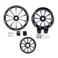 23'' Front & 18'' Rear Wheel Rim Hub Belt Pulley Fit For Harley Touring 1997-08
