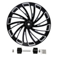 26x3.5'' Front Wheel Rim Hub Dual Disc Fit For Harley Touring Road Glide 97-21