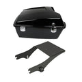 Chopped Trunk W/ Mount Rack Fit For Harley Street Glide Road King 1997-2008 2007