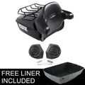 King Trunk Pad Luggage Rack Speakers Fit For Harley Touring Road Glide 2014-2026
