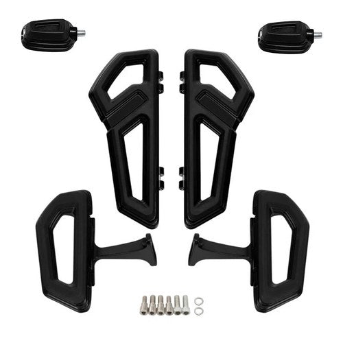 Driver Passenger Footboards Shift Pegs Fit For Harley Road Streer Glide 00-25