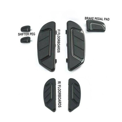 Footboards Shift Pegs Brake Pedal Fit For Harley Road King Street Glide 1986-up