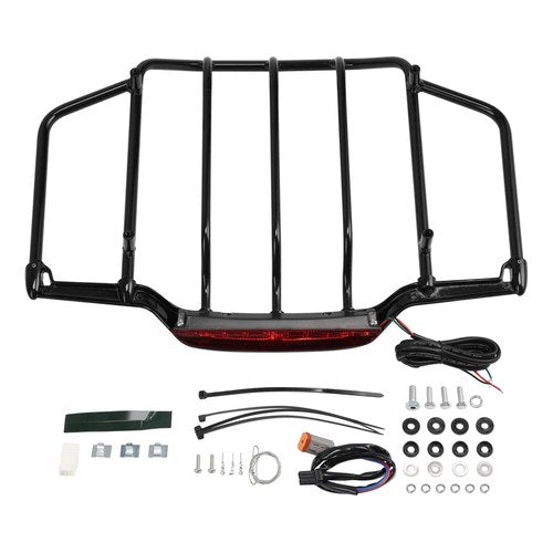 Trunk Luggage Rack LED Light Fit For Harley Touring Road Electra Glide 93-13