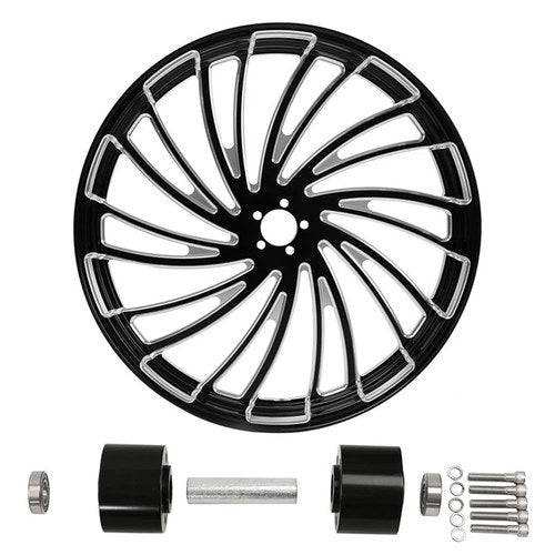 30" Front Wheel Rim Hub Dual Disc Fit For Harley Electra Road Glide 1997-2008