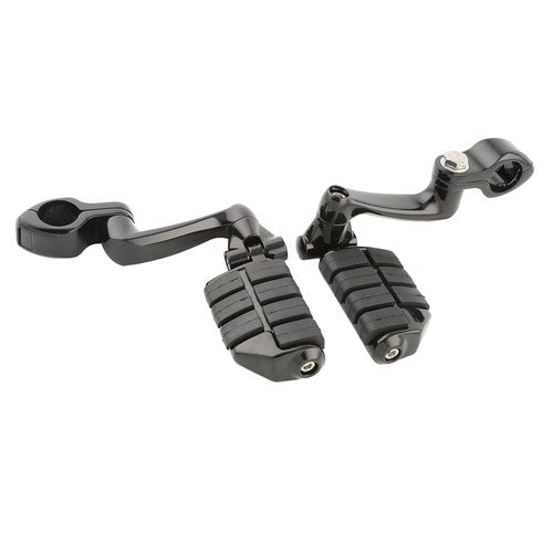 1-1/4" 32mm Highway Engine Guard Foot Pegs Footrest Mount Fit For Harley Touring