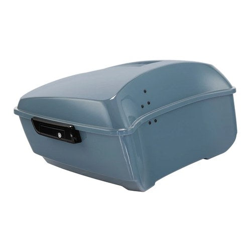 King Trunk Fit For Harley Touring Street Glide 14-2026 Sharkskin Blue Firestorm