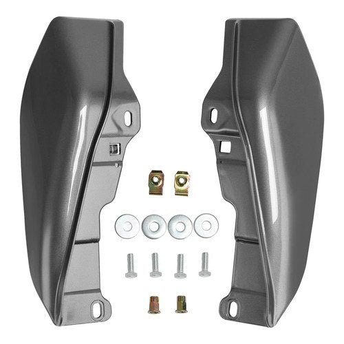 Mid Frame Air Deflector Fit For Harley Touring Road Glide 2009-23 Charcoal Pearl