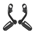 1-1/4" 1.25" Highway Engine Guard Long Angled Foot Pegs Universal Fit For Harley