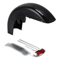 Rear Fender LED Light Trim Set Fit For Harley Road King Electra Glide 1989-2013
