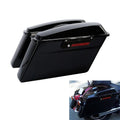 Vivid Black Saddlebags Fit For Harley Touring Road Street Glide 1994-2013 1995