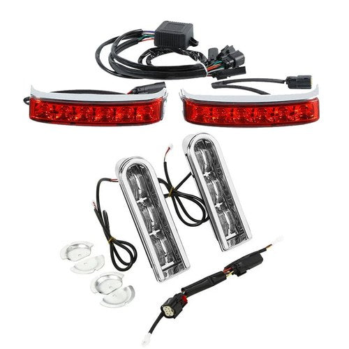 Saddlebag LED Insert Support Brake Turn Light Fit For Harley Touring Glide 14-up