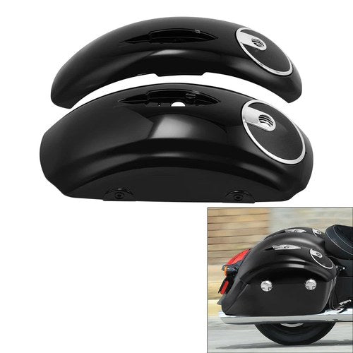Saddlebag Lids Covers 6.5 Speaker Cutout Fit For Indian Chieftain 2014-2018 2017