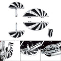 Driver & Passenger Footboards Brake Pedal Fit For Harley Touring Glide 1993-up