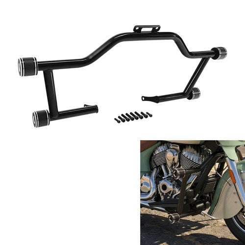 Front Engine Guard Crash Bar Fit For Indian Chieftain 17-26 Chief Vintage 14-19