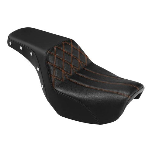 Driver & Passenger Seat Fit For Harley Dyna Fat Bob Street Bob Wide Glide 06-17