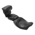 Two Up Driver Passenger Seat + Rear Backrest Fit For Harley Touring 2014-2023